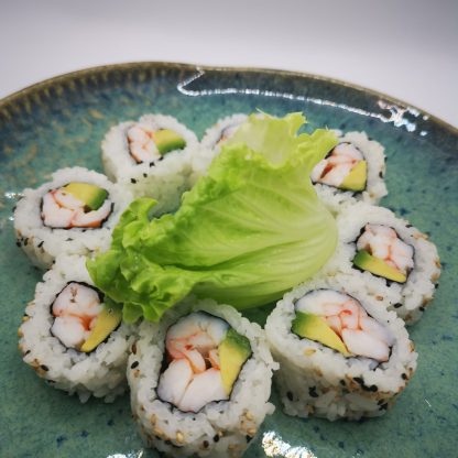 Uramaki Gambero cotto Avocado